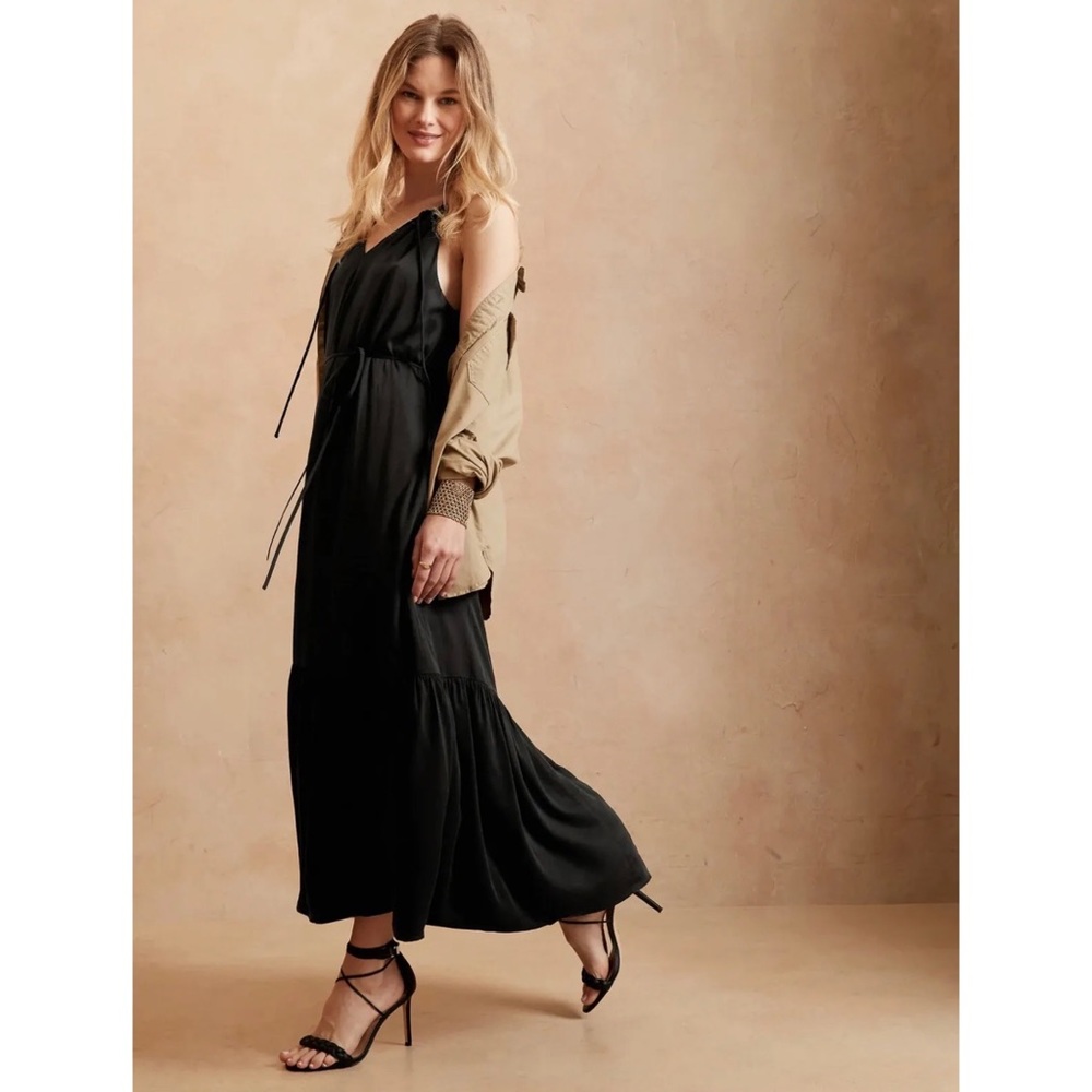 Banana Republic Black Maxi Dress